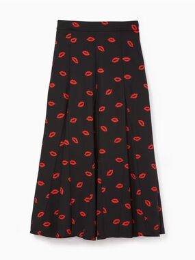 Kate Spade Kisses Fluid Midi Skirt